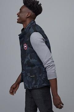 Chamarras Canada Goose Hombre Mexico - Freestyle Chalecos Azul Marino PT0589143